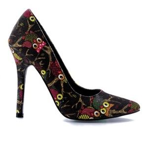 Machi owls heels pump shoes size 6.5